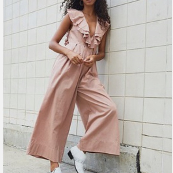 Free People Pants - FREE PEOPLE Marta Wide Leg Jumpsuit